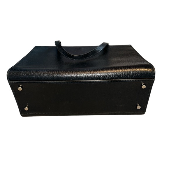 Kate Spade Sam Medium Satchel Black Leather Bag - Picture 3 of 9